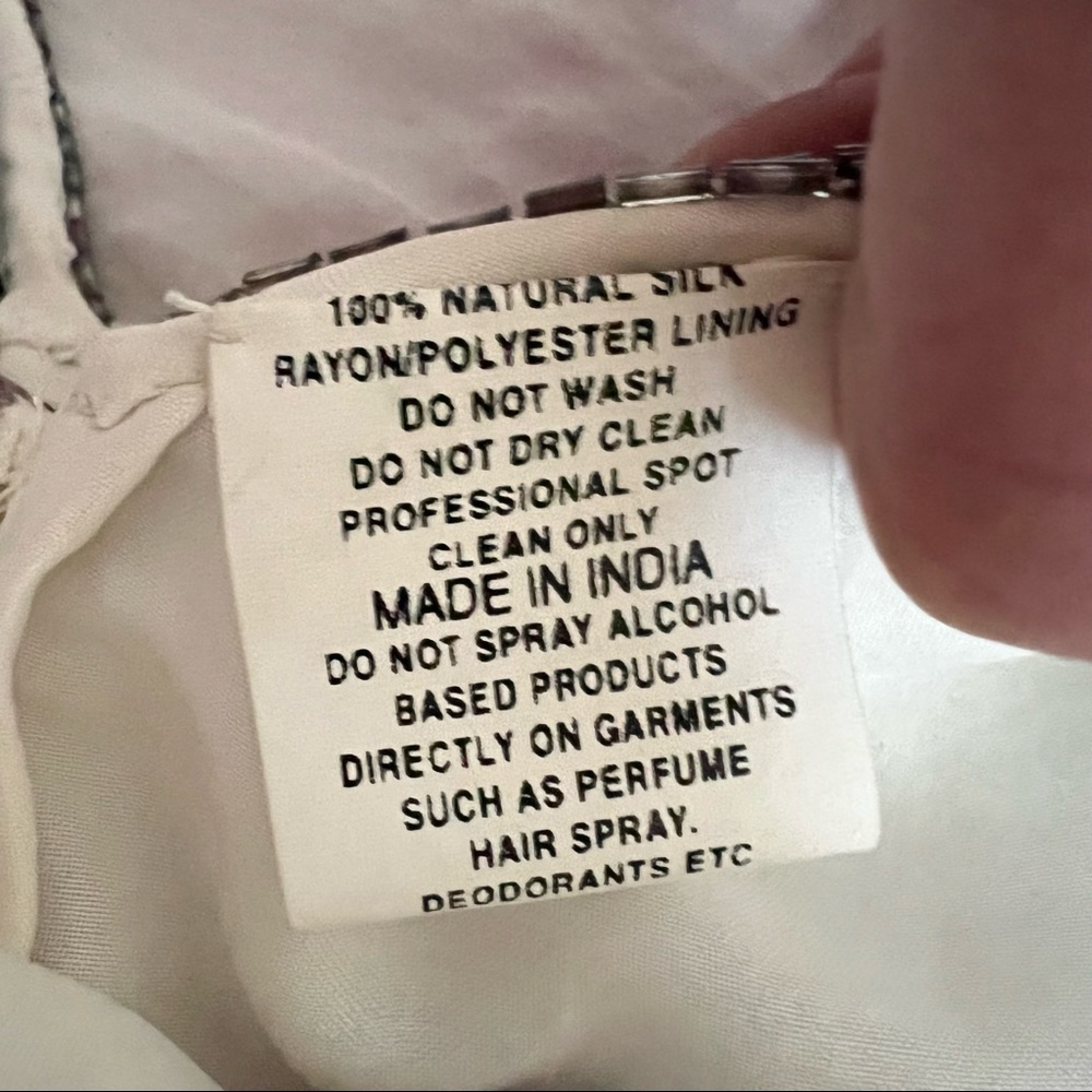 Creative Creations Bonwit Teller silk beaded slip dress - Picture 15 of 16